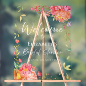 Panneau acrylique de bienvenue de la Fête des mari (Neutre)