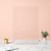 Panneau acrylique de bienvenue de la Fête des mari (Mariage)