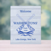 Panneau acrylique de la maison cabine Cottage Lake (Neutre)