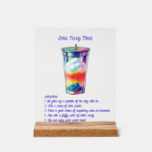 Panneau Acrylique de Mocktail en Libre-Service (Recto)