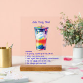 Panneau Acrylique de Mocktail en Libre-Service (Mariage)