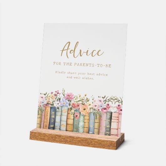 Panneau acrylique du Baby shower de conseil