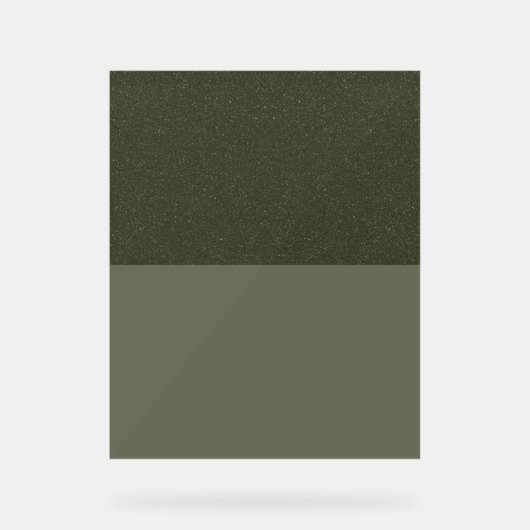 Panneau acrylique en mousse verte texturée - Perso (Recto)