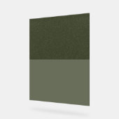 Panneau acrylique en mousse verte texturée - Perso (Angle)