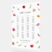 Panneau Acrylique fleur sauvage Mariage (Angle)