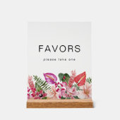 Panneau Acrylique Fleurs Tropicales (Recto)