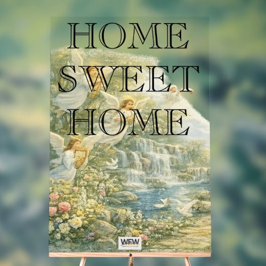 Panneau Acrylique Home Sweet Home (Neutre)