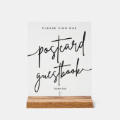 Panneau Acrylique Mariage de carte postale (Recto)