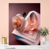 Panneau acrylique personnalisé 18 po x 24 po (Mariage)