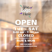 Panneau Ajouter un logo d'entreprise Heures de bur (Feuille 2)