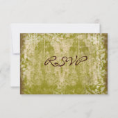 Panneau antique Pays de mariage troublé Cartes RSV (Dos)