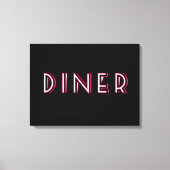 Panneau Art déco Diner (Recto)