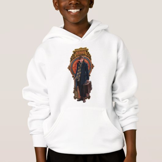 Panneau Art nouveau permanent NEWT SCAMANDER™ (Devant)