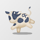 Panneau astrologie chinois Zodiac Ox Cute (Feuille)