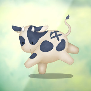 Panneau astrologie chinois Zodiac Ox Cute