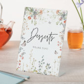 Panneau Baby in Bloom Fleur sauvage Baby shower dé (In SItu)