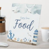 Panneau Baby shower alimentaire nautique (In SItu)