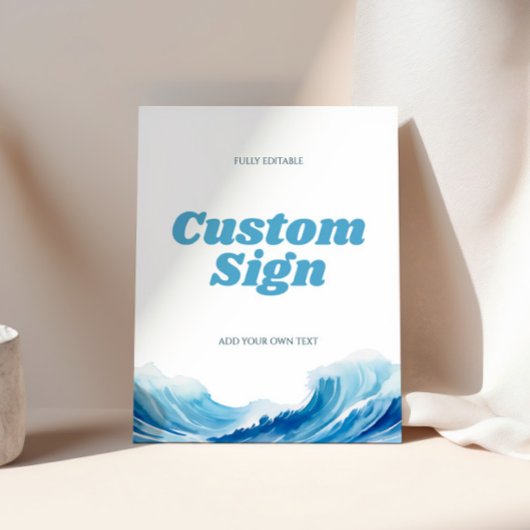 Panneau Baby shower bébé à bord