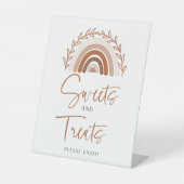 Panneau Baby shower Boho Rainbow Sweets and Traite (Recto)