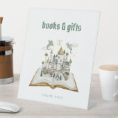 Panneau Baby shower Castle Dragon Livres & Cadeaux (In SItu)