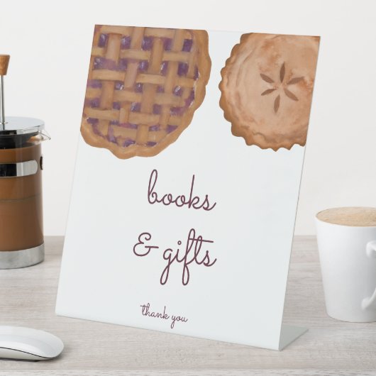 Panneau Baby shower Cutie Pie Books and Giants (In SItu)