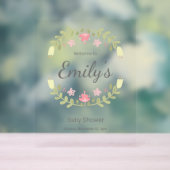 Panneau Baby shower d'accueil (Neutre)