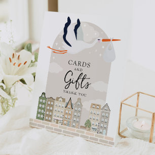 Panneau Baby shower de décoration de Stork Boho Ca