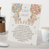 Panneau Baby shower des plongeurs nocturnes (In SItu)