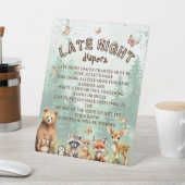 Panneau Baby shower des plongeurs nocturnes (In SItu)