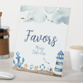 Panneau Baby shower Faveurs nautiques (In SItu)