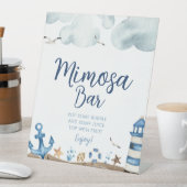 Panneau Baby shower Nautique Mimosa Bar (In SItu)