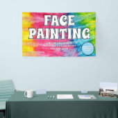 Panneau Bannière de peinture faciale (Salon professionnel)