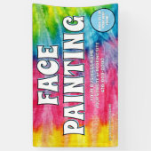 Panneau Bannière de peinture faciale (Vertical)