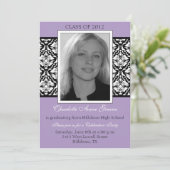 Panneau baroque - invitation d'obtention du (Debout devant)