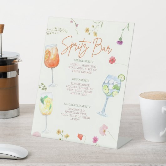Panneau barre Spritz | SYMBOLE Aperol Spritz | Lim (In SItu)