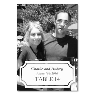 Panneau blanc Carte photo Mariage personnalisée