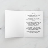 Panneau bleu Capricorne Carte d'anniversaire (Intérieur)