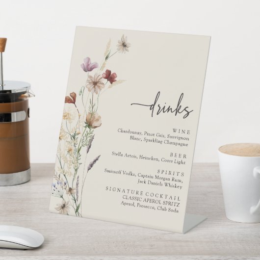 Panneau Boho Fleur sauvage Boho (In SItu)