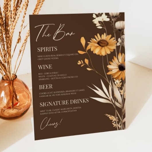 Panneau Boho Fleur sauvage Fleur Fleur Fleur Maria