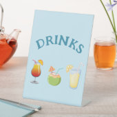 Panneau "Boissons" du Pool Party (In SItu)