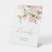 Panneau Boissons rose et Fête des mariées verte (Recto)