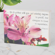 Panneau Boîte en bois Repentance