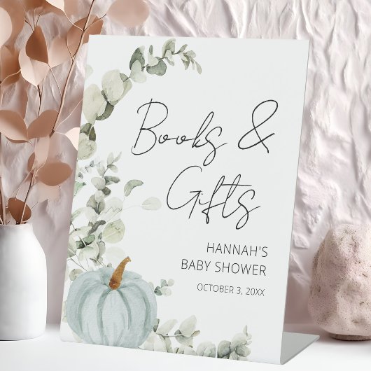 Panneau Cadeaux de Baby shower d'automne petit Cit