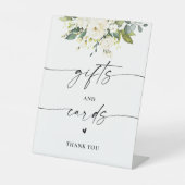 Panneau Cadeaux et cartes florales Roses blanches (Recto)