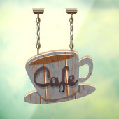 Panneau café café café bois panneau suspendu vinta (Feuille 3)