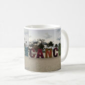 Panneau Cancun - Playa Delfines, Mexique Mug (Devant droit)