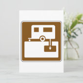 Panneau Caravan Park Invitations (Debout devant)