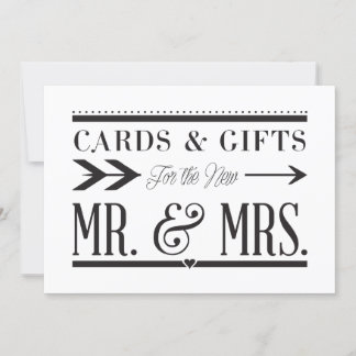 Panneau Cartes & Cadeaux de Mariage