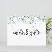 Panneau Cartes de Mariage & Cadeaux - Mariage Euca (Debout devant)