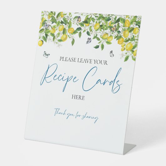 Panneau Cartes de recette | Fête des mariées aux c (Recto)